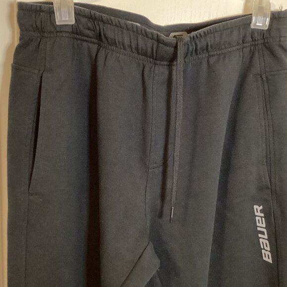 Eddie Bauer Men's Black Fleece Sweatpants Waist 30" Casual Activewear Sports - Picture 4 of 10